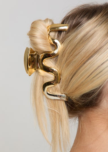 Madein Gold Chunky Claw Clip