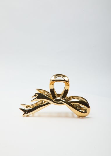 Madein Gold Ribbon Claw Clip