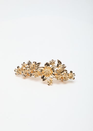 Madein Gold Floral Claw Clip