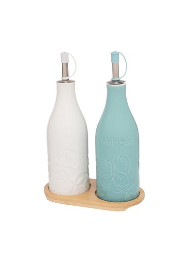 Catherine Lansfield Inga Oil & Vinegar Bottle Set Of 2