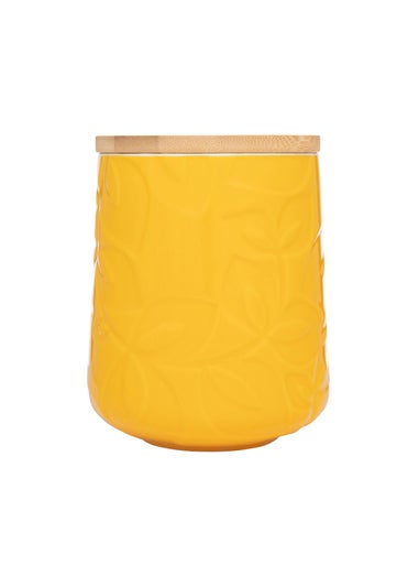 Catherine Lansfield Yellow Inga Storage Jar