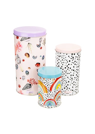 Eleanor Bowmer Canisters Shells, Spot, Rainbow