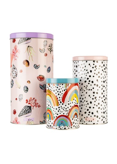 Eleanor Bowmer Canisters Shells, Spot, Rainbow