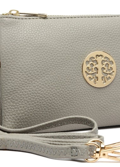 Raffaella Grey Clutch Purse