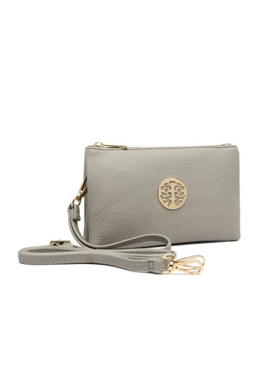 Raffaella Grey Clutch Purse