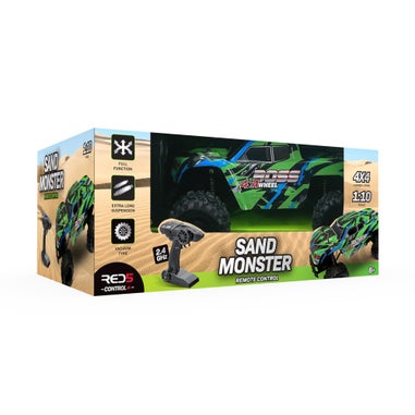 RED5 Green Sand Monster 1:10 Scale Remote Control Car