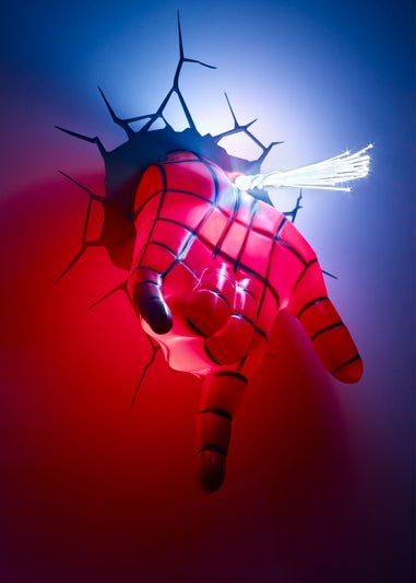 3D Light FX Red Marvel Avengers Spiderman Hand Wall Light