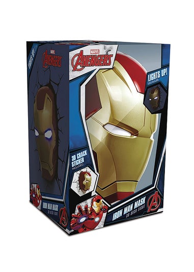 3D Light FX Red Marvel Avengers Iron Man 3 Face 3D Deco Light