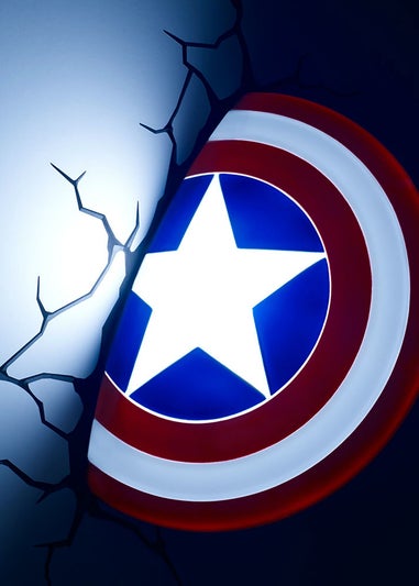 3D Light FX Multi Marvel Avengers Captain America Shield Light