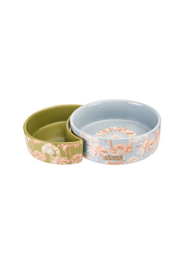 Eleanor Bowmer Palm Pet Bowl Set