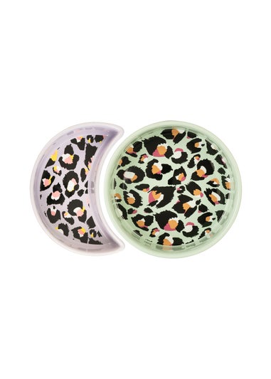 Eleanor Bowmer Pet Bowl Set Leopard