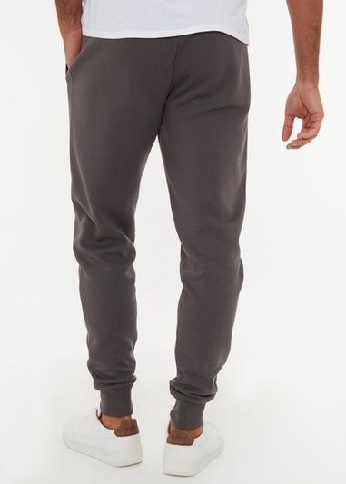 Threadbare Dark Grey Cotton Blend Joggers