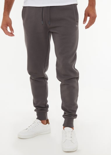 Threadbare Dark Grey Cotton Blend Joggers