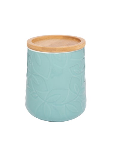 Catherine Lansfield Inga Storage Jar Teal