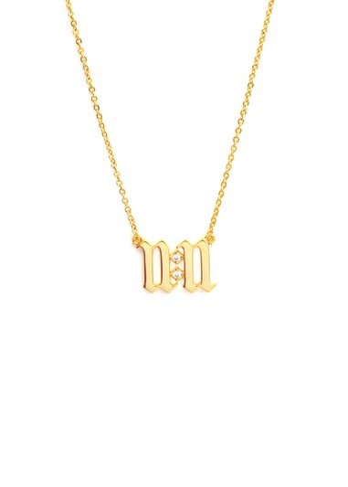 Say It With Yellow Gold 11:11 Necklace