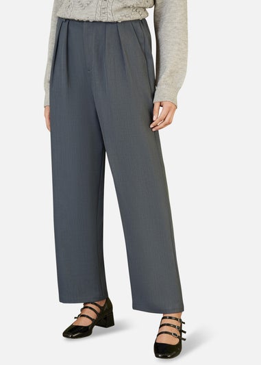 Yumi Grey Wide Leg Trousers