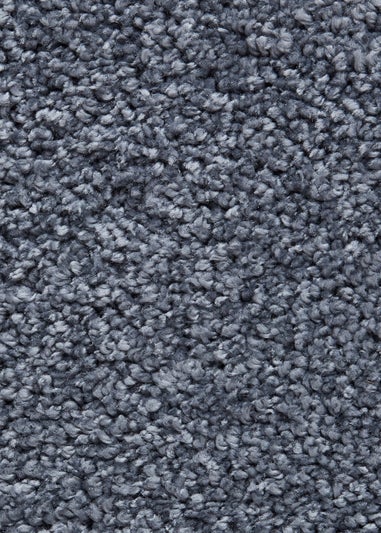 Think Rugs Sierra Slate Grey Plain Shaggy Rectangle Rug