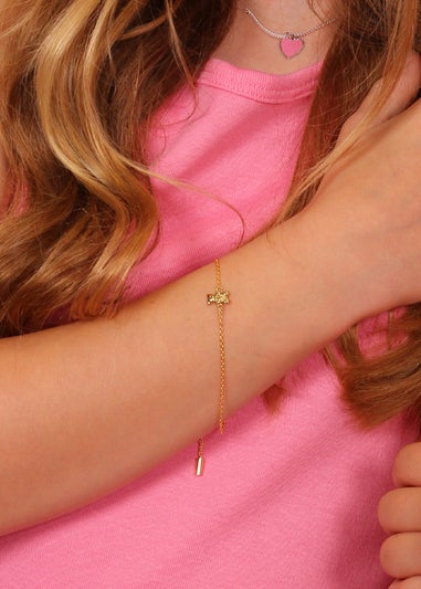 Say It With Yellow Gold Children's Bear Friendship Bracelets