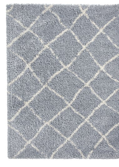 Think Rugs Scandi Berber Grey/Cream Berber Rectangle Rug