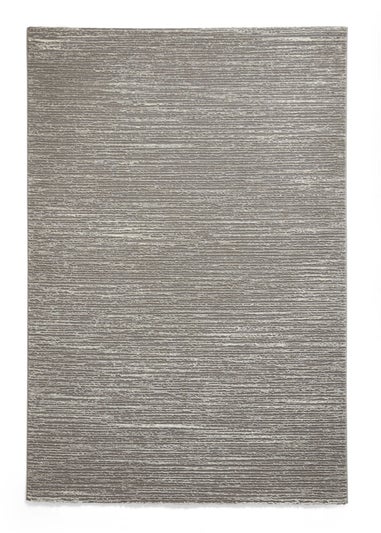 Think Rugs Flores Grey Modern Rectangle Rug