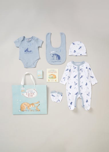 Guess How Much I Love you Blue 6PC Hanging Gift Set (0-6 months)