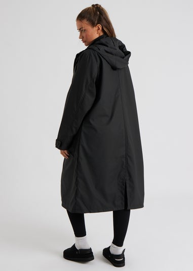 Urban Bliss Black Rubberised Raincoat