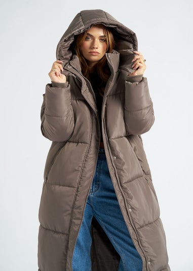 Urban Bliss Mink Maxi Puffer Coat