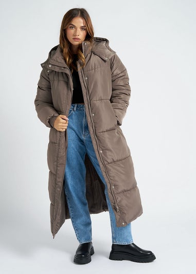 Urban Bliss Mink Maxi Puffer Coat