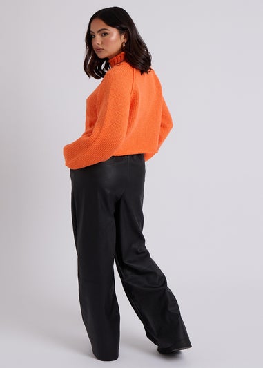 Urban Bliss Orange Exposed Seam Jumper