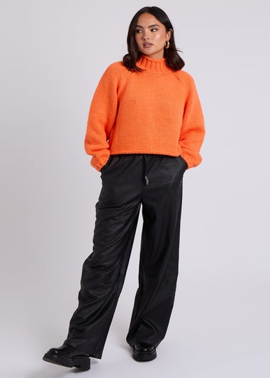 Urban Bliss Orange Exposed Seam Jumper