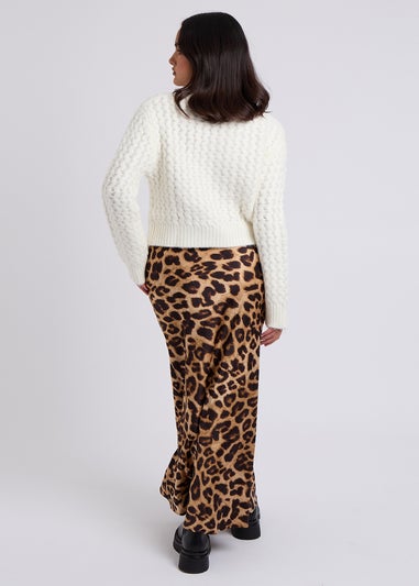 Urban Bliss Cream Zig Zag Cable Jumper