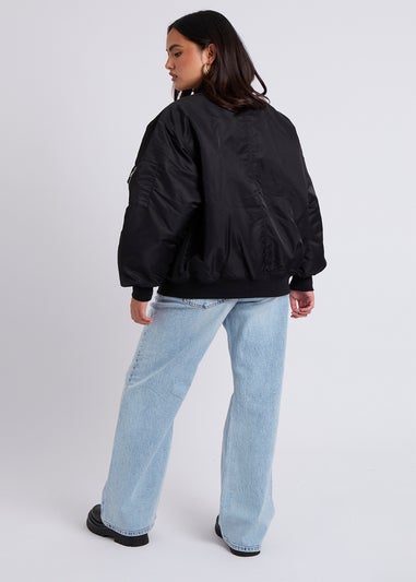 Urban Bliss Black Oversized Bomber