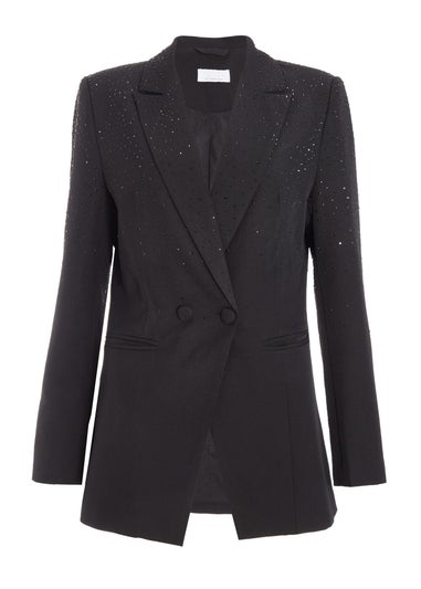 Quiz Black Embellished Blazer