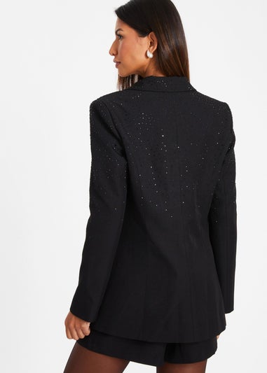 Quiz Black Embellished Blazer