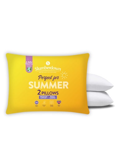 Slumberdown 2 Pack Perfect For Summer Pillows