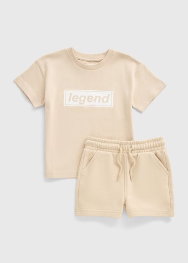 Boys Yellow Top & Shorts Set (1-7yrs)