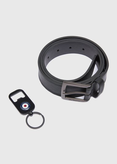 Ben Sherman Belt & Key Ring Box Set