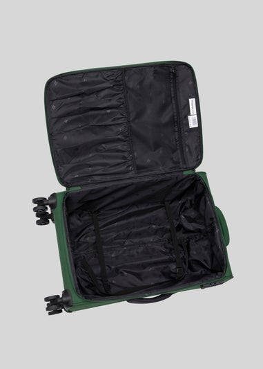 IT Luggage Green Soft Suitcase