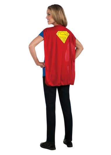 DC Comics Supergirl Blue Costume Top