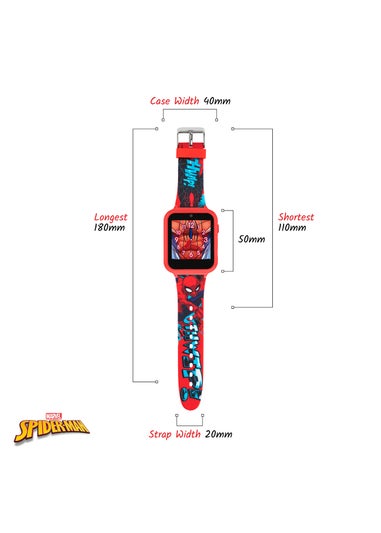 Disney Marvel Spiderman Red Silicon Strap Watch