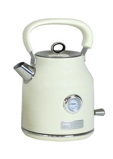 Charles Bentley Cream & Chrome Kettle