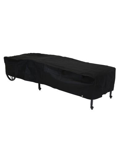 Charles Bentley Black Deluxe Sun Lounger Cover