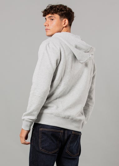 French Connection Light Grey Cotton Blend Zip Hoody