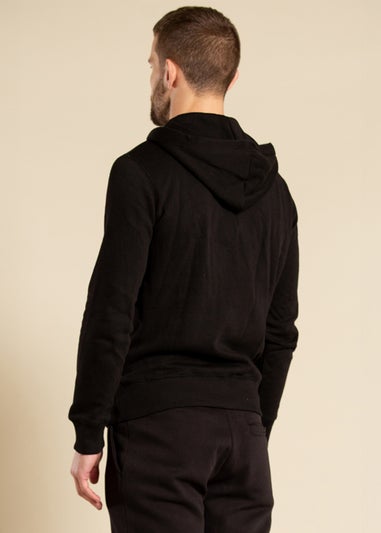 French Connection Black Cotton Blend Hoody