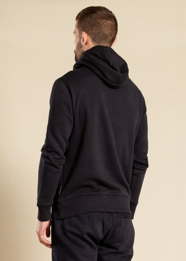 French Connection Navy Cotton Blend Hoody