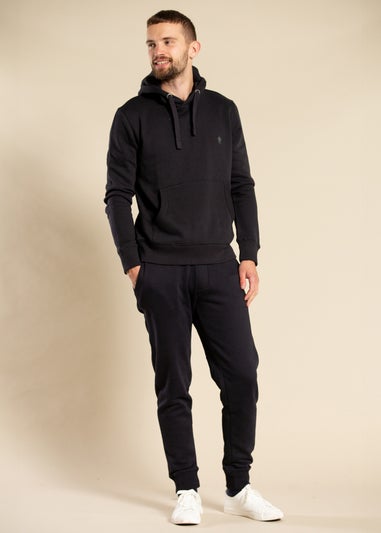 French Connection Navy Cotton Blend Hoody