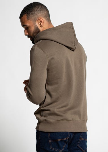 French Connection Khaki Cotton Blend Hoody