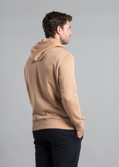 French Connection Camel Cotton Blend Hoody