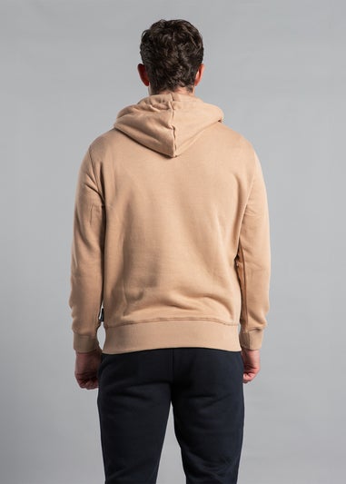 French Connection Camel Cotton Blend Hoody