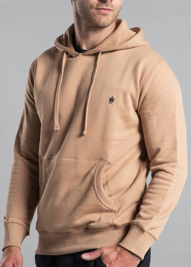 French Connection Camel Cotton Blend Hoody